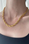 18K Gold-Plated Necklace Necklaces - Tophatter Daily Deals