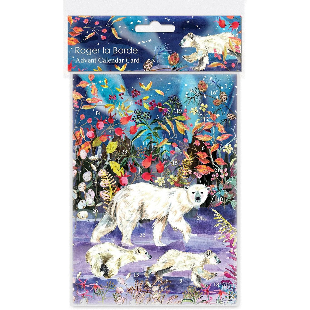 Aurora Bears Advent Calendar Greetings Card | Christmas Advent Calendar Advent Calendar - Tophatter Daily Deals