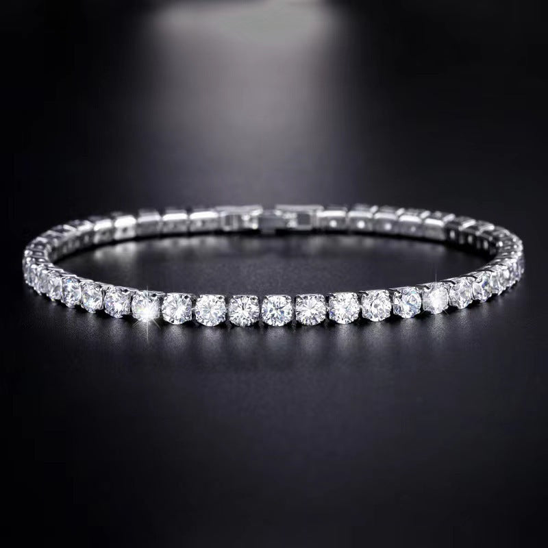 Alessandra™ Diamond Tennis Bracelet Bracelets - Tophatter Daily Deals