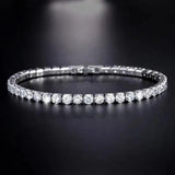 Alessandra™ Diamond Tennis Bracelet Bracelets - Tophatter Daily Deals