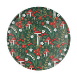 Woodland Mushroom Cake Tin | Round Metal Storage Tin For Bakers - 24 x 12cm Tin - Tophatter Daily Deals