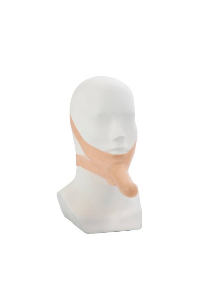 Cal Exotics - Accommodator Face Strap-On - Beige Sex Toy - Tophatter Daily Deals