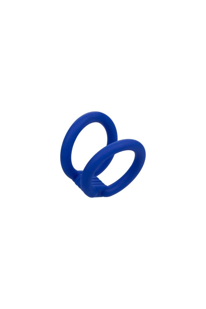 Cal Exotics - Admiral - Dual Cock Cage - Blue Sex Toy - Tophatter Daily Deals