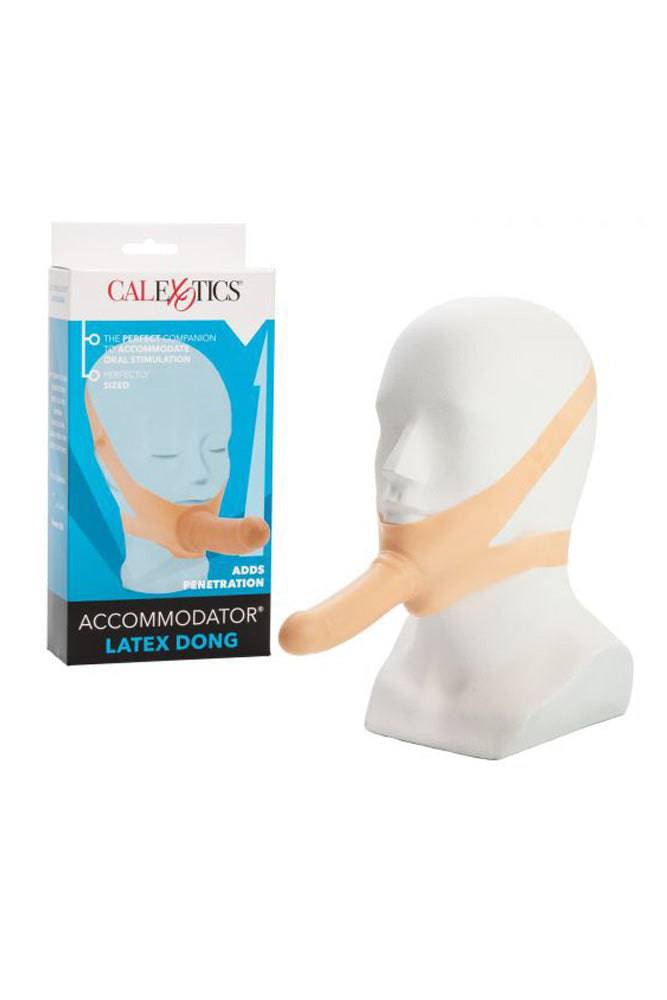Cal Exotics - Accommodator Face Strap-On - Beige Sex Toy - Tophatter Daily Deals