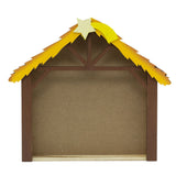 Wooden Nativity Scene with Mini Figures & Stable | Christmas Nativity Set Nativity Set - Tophatter Daily Deals