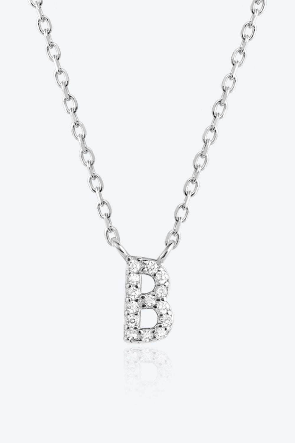 A To F Zircon 925 Sterling Silver Necklace Necklaces - Tophatter Daily Deals