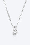 A To F Zircon 925 Sterling Silver Necklace Necklaces - Tophatter Daily Deals