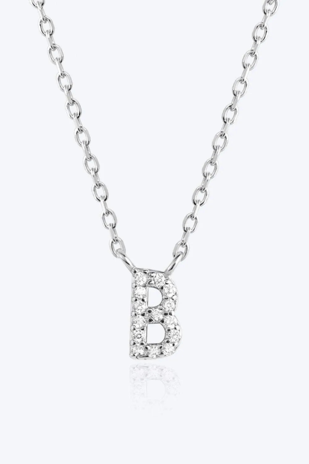 A To F Zircon 925 Sterling Silver Necklace Necklaces - Tophatter Daily Deals