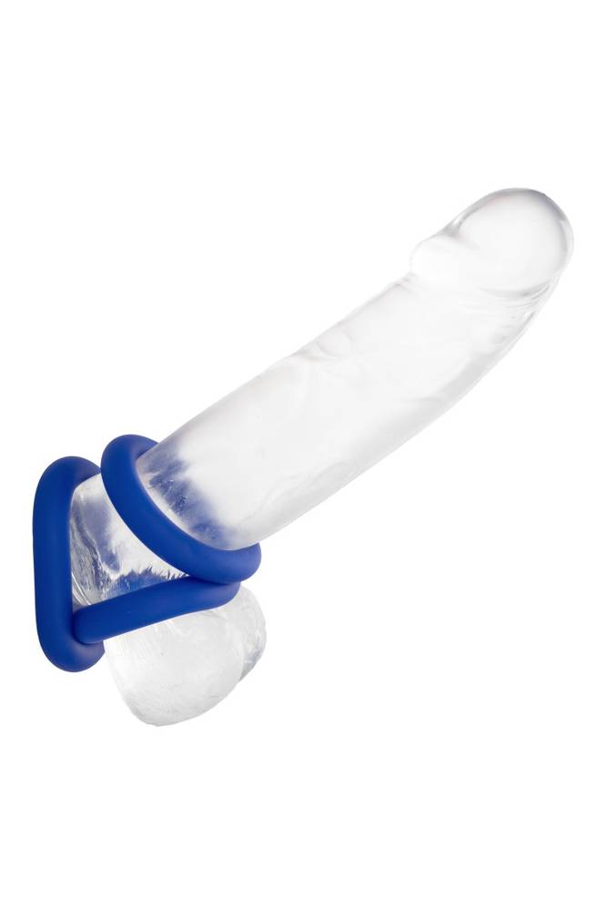 Cal Exotics - Admiral - Universal Cock Ring Set - Blue Sex Toy - Tophatter Daily Deals