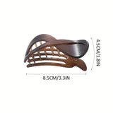 Acrylic Hair Claw Thick Hair Barrettes For Styling Hair Beauty & Personal Care - Tophatter Daily Deals