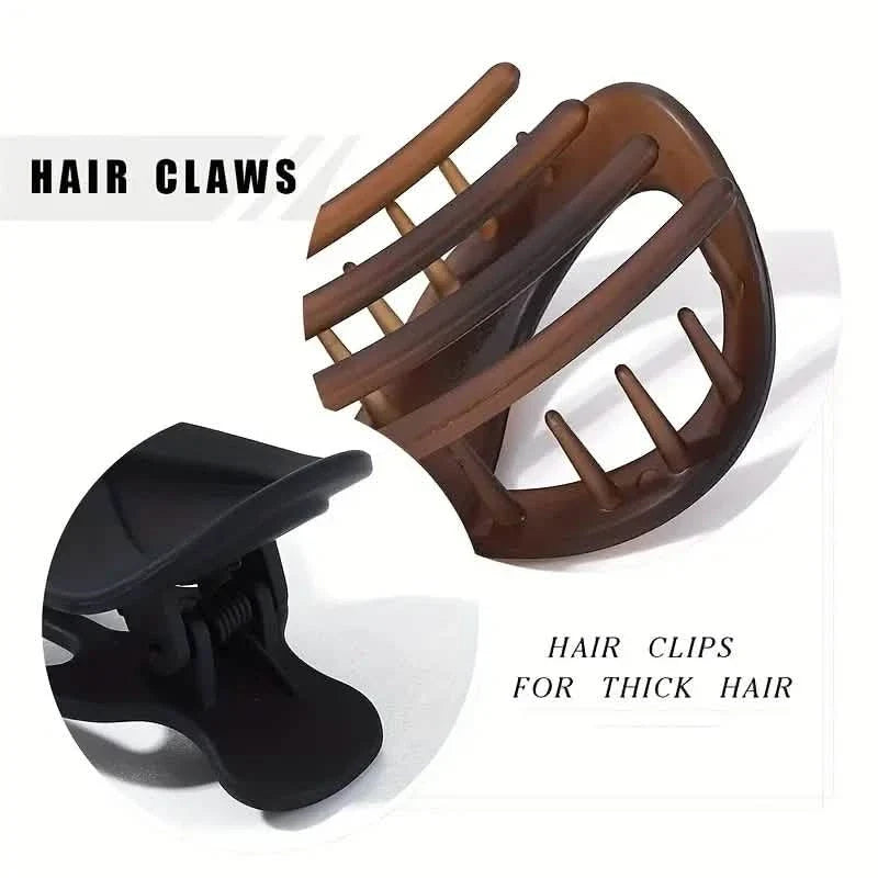 Acrylic Hair Claw Thick Hair Barrettes For Styling Hair Beauty & Personal Care - Tophatter Daily Deals