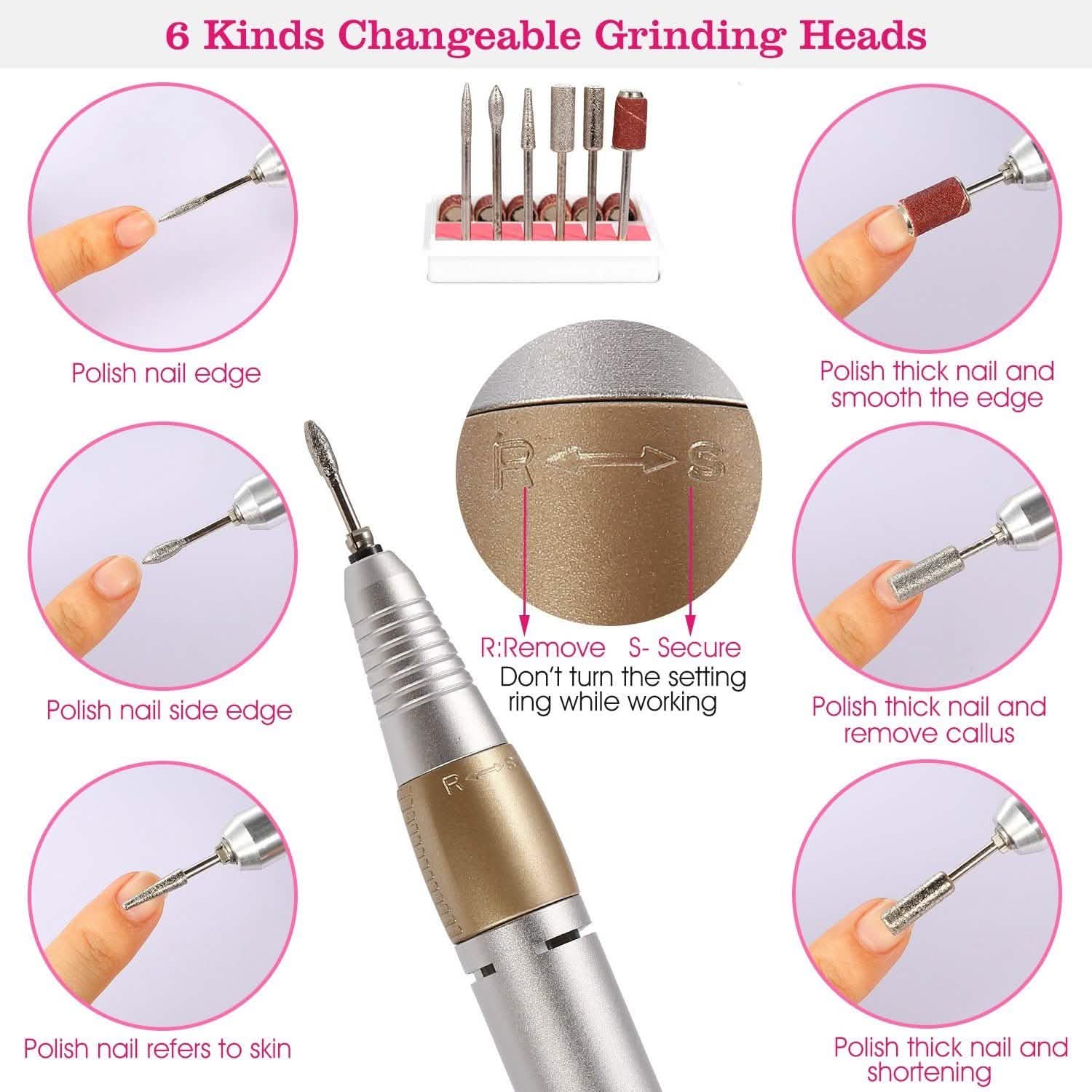 Acrylic Nail Drill Machine Beauty & Personal Care - Tophatter Daily Deals