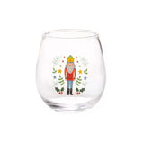 Santa & The Nutcracker Christmas Glasses | Set of 4 Festive Drinks Tumblers Glasses - Tophatter Daily Deals
