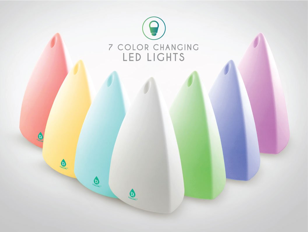Pursonic Pursonic Aromatherapy Diffuser & Essential Oil Set -Ultrasonic Top 3 Oils Diffusers - Tophatter Daily Deals