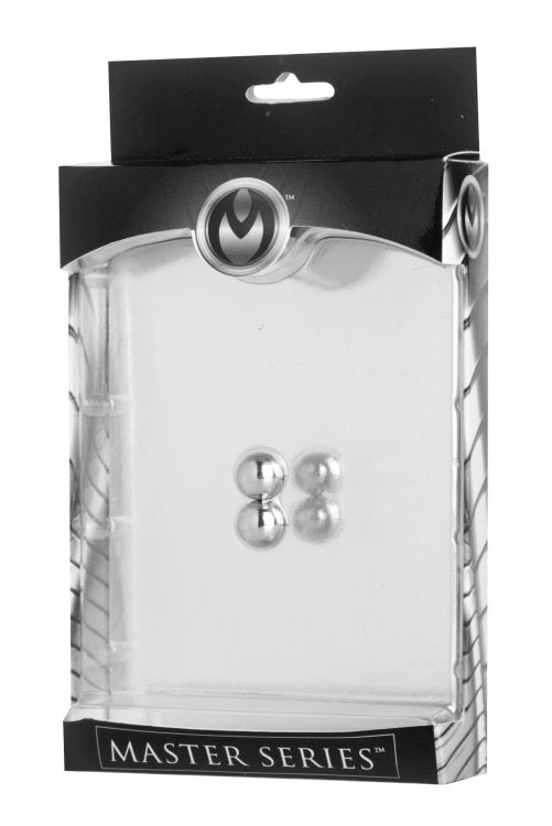 Master Series Magnus Extreme Magnetic Orbs Nipple Clamps - Tophatter Daily Deals