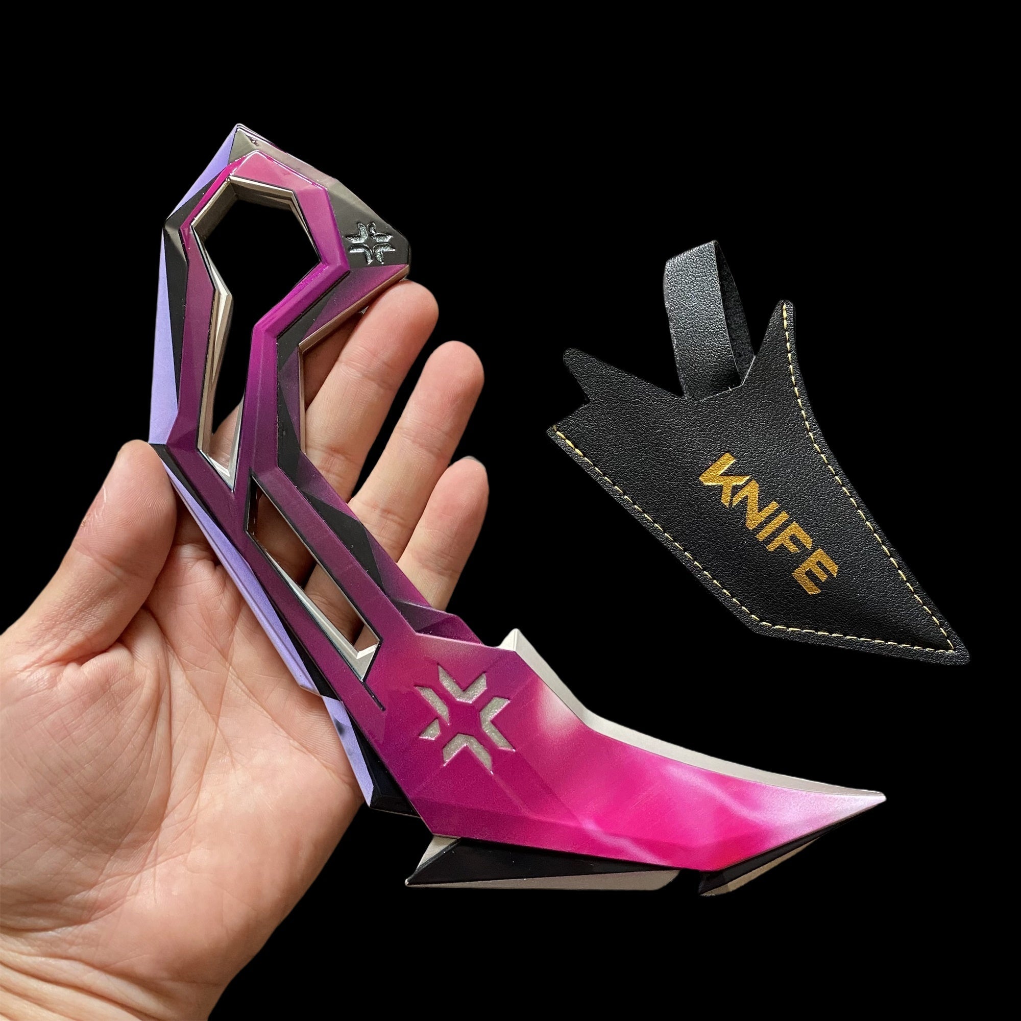 IRL VCT Karambit Blunt Blade Metal Replica Purple Only - Tophatter Daily Deals