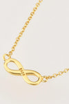 Figure 8 Lobster Clasp 925 Sterling Silver Necklace Necklaces - Tophatter Daily Deals