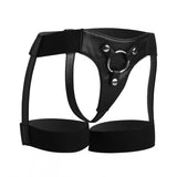 Bardot Elastic Strap-On Harness with Thigh Cuffs Harnesses - Tophatter Daily Deals