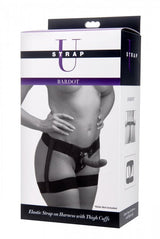 Bardot Elastic Strap-On Harness with Thigh Cuffs Harnesses - Tophatter Daily Deals