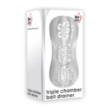 Adam & Eve Triple Chamber Ball Drainer Stroking Toy > Sex Toys For Men > Masturbators > Manual - Tophatter Daily Deals