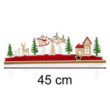 Santa's Sleigh Ride Christmas Advent Calendar | Wooden Christmas Calendar - 45cm Advent Calendar - Tophatter Daily Deals