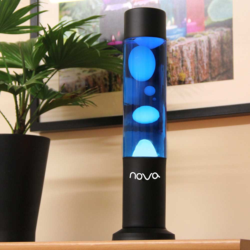 Nova Lava Lamp Blue Lamp - Tophatter Daily Deals