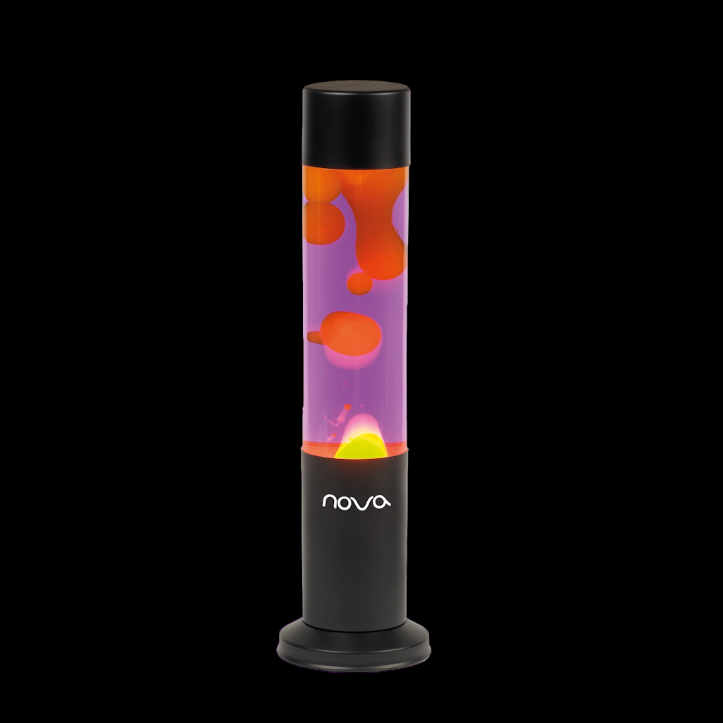 Nova Lava Lamp Purple Yellow Lamp - Tophatter Daily Deals