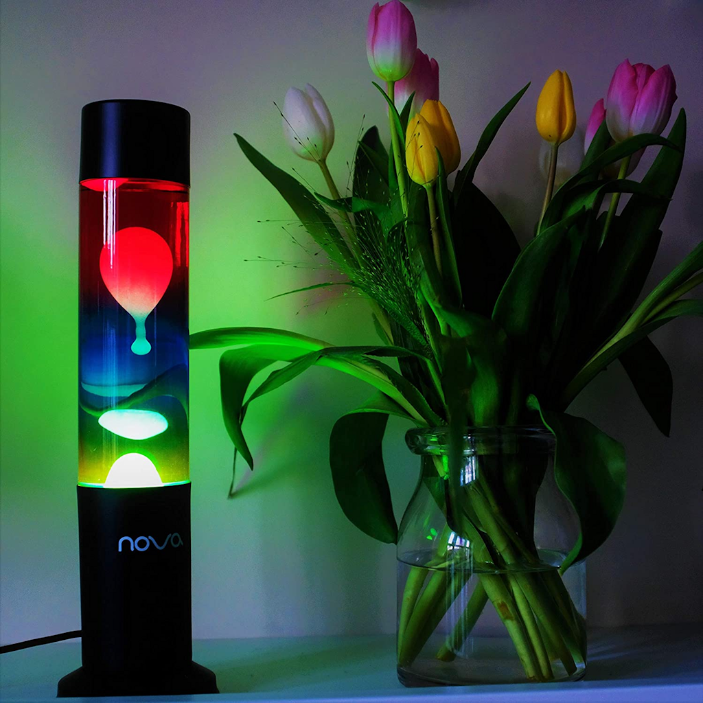 Nova Lava Lamp Rainbow Lamp - Tophatter Daily Deals