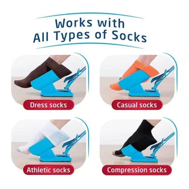 Compression Sock Aid Kit Easy On Off Dressing Aid No Bending - Tophatter Daily Deals