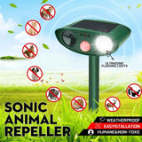 Ultrasonic Chipmunk Repeller Solar Garden Pest Deterrent - Tophatter Daily Deals