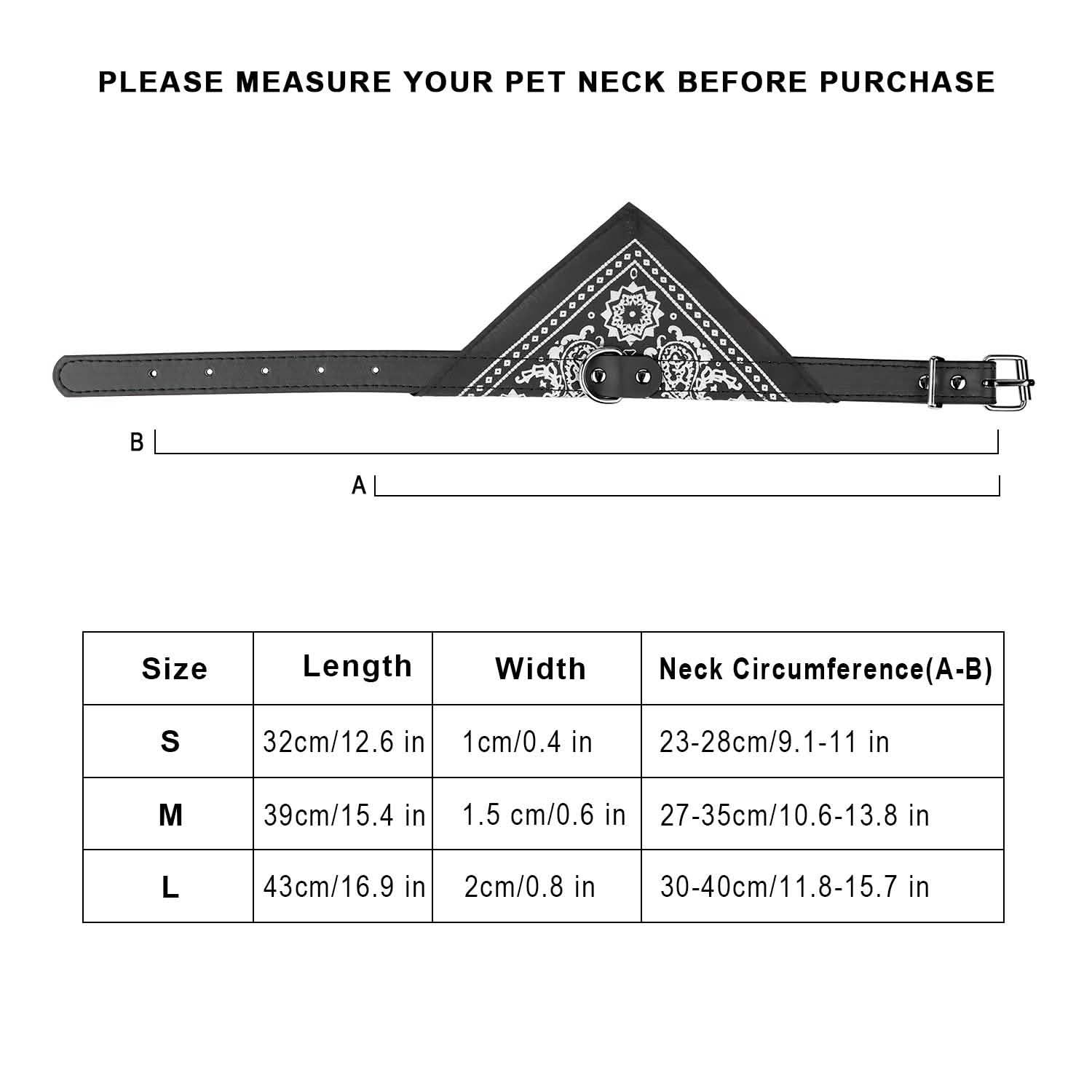 Adjustable Bandana Leather Pet Collar Pet Supplies - Tophatter Daily Deals
