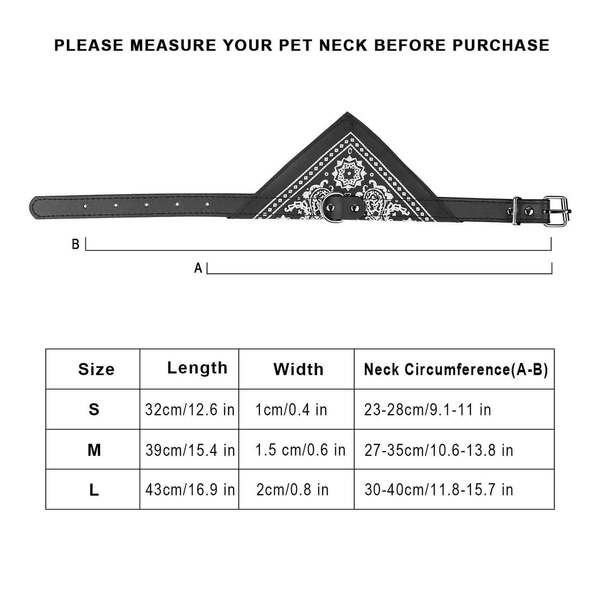 Adjustable Bandana Leather Pet Collar Pet Supplies - Tophatter Daily Deals