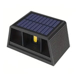 Adjustable Beam Solar Wall Sconce Outdoor Light with 140 Lumens Solar Outdoor Lights - Tophatter Daily Deals