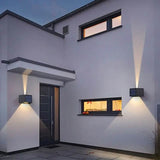 Adjustable Beam Solar Wall Sconce Outdoor Light with 140 Lumens Solar Outdoor Lights - Tophatter Daily Deals