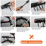 Adjustable Bike Cargo Rack Outdoor Recreation - Tophatter Daily Deals