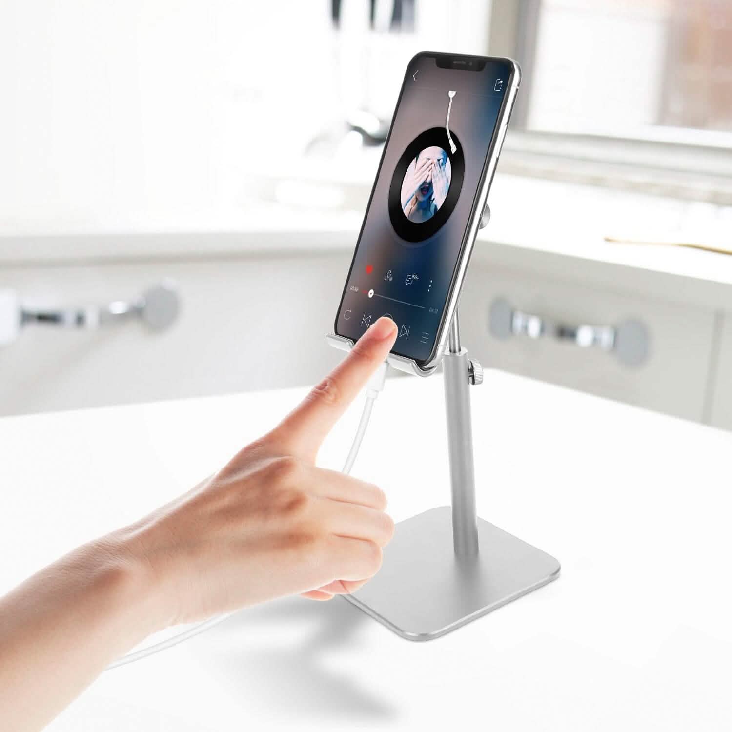 Adjustable Cellphone Tablet Stand Mobile Accessories - Tophatter Daily Deals