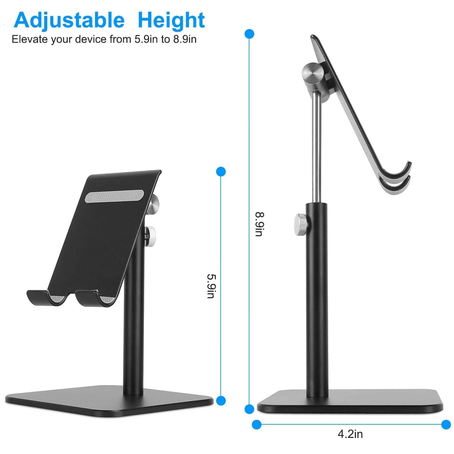 Adjustable Cellphone Tablet Stand Mobile Accessories - Tophatter Daily Deals