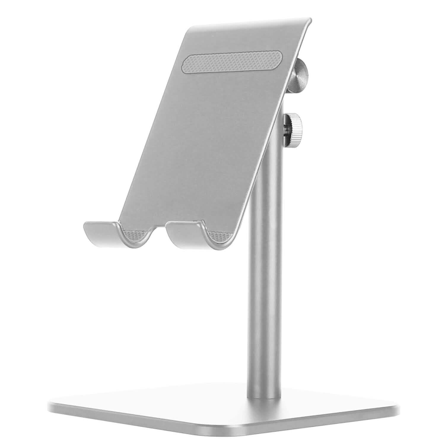 Adjustable Cellphone Tablet Stand Silver Mobile Accessories - Tophatter Daily Deals
