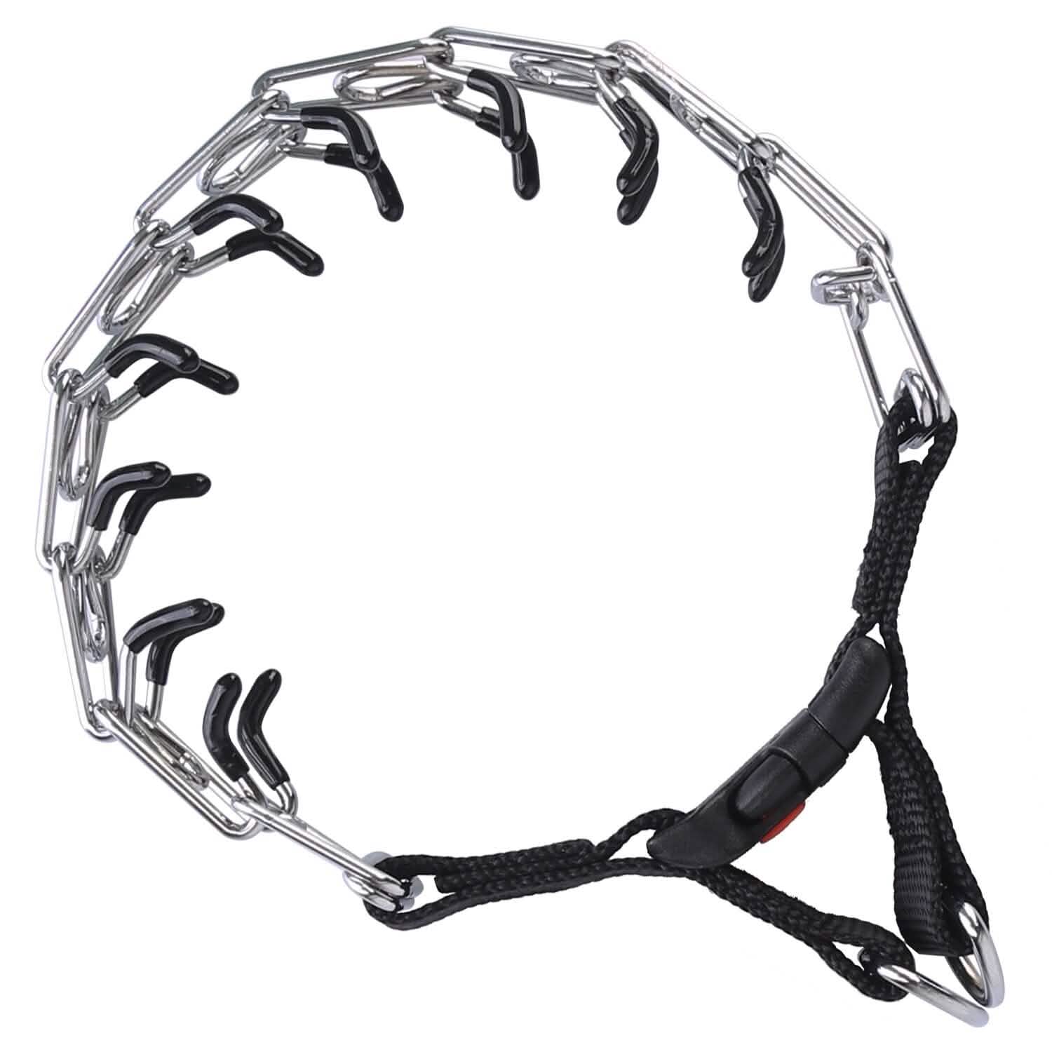 Adjustable Dog Choke Collar Training Chain Pet Supplies - Tophatter Daily Deals