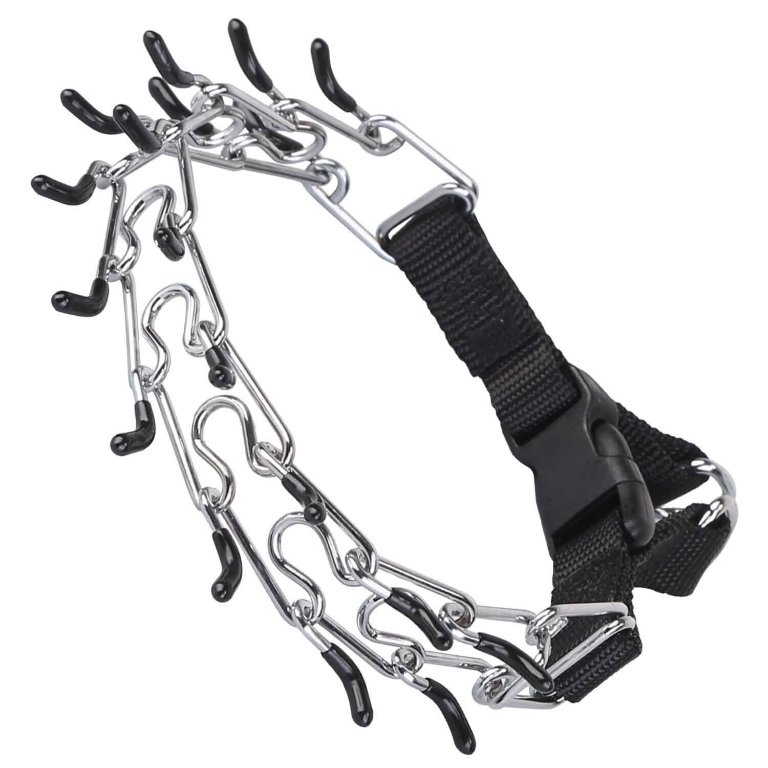 Adjustable Dog Choke Collar Training Chain Pet Supplies - Tophatter Daily Deals