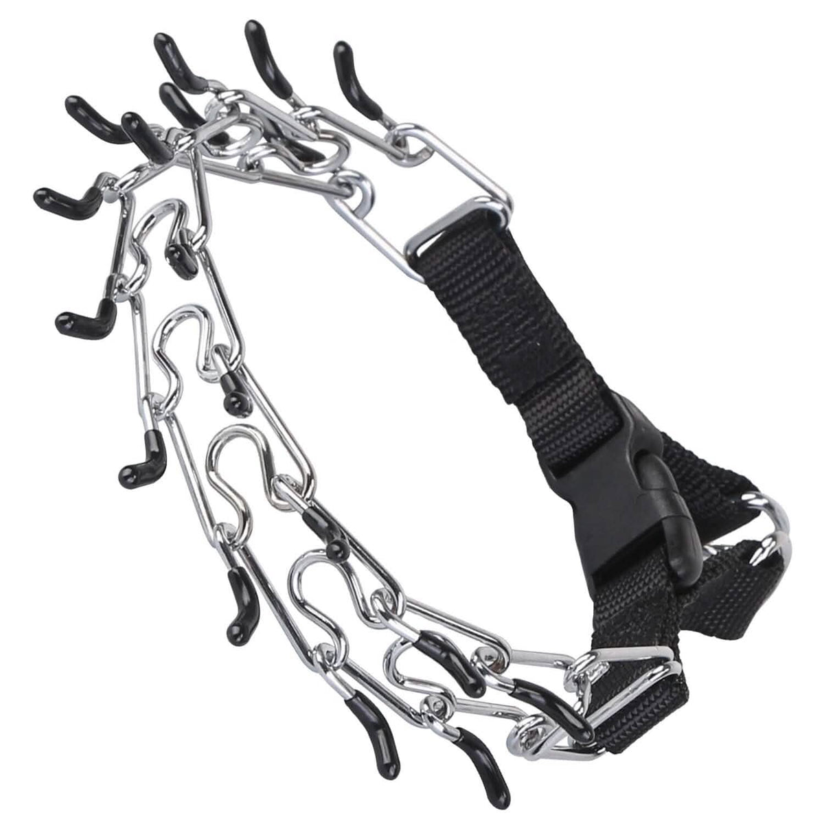 Adjustable Dog Choke Collar Training Chain Pet Supplies - Tophatter Daily Deals