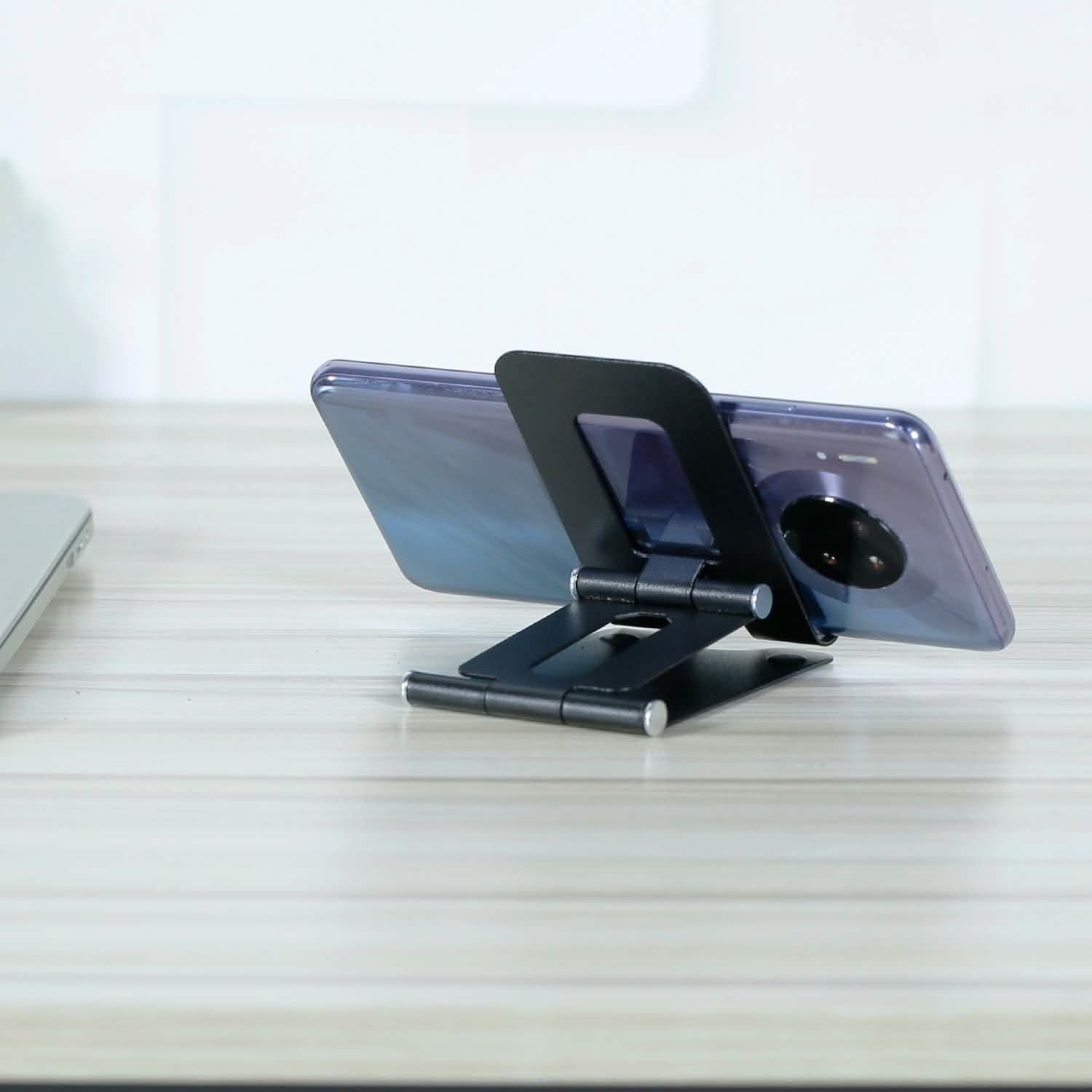 Adjustable Foldable Desktop Phone Stand Mobile Accessories - Tophatter Daily Deals