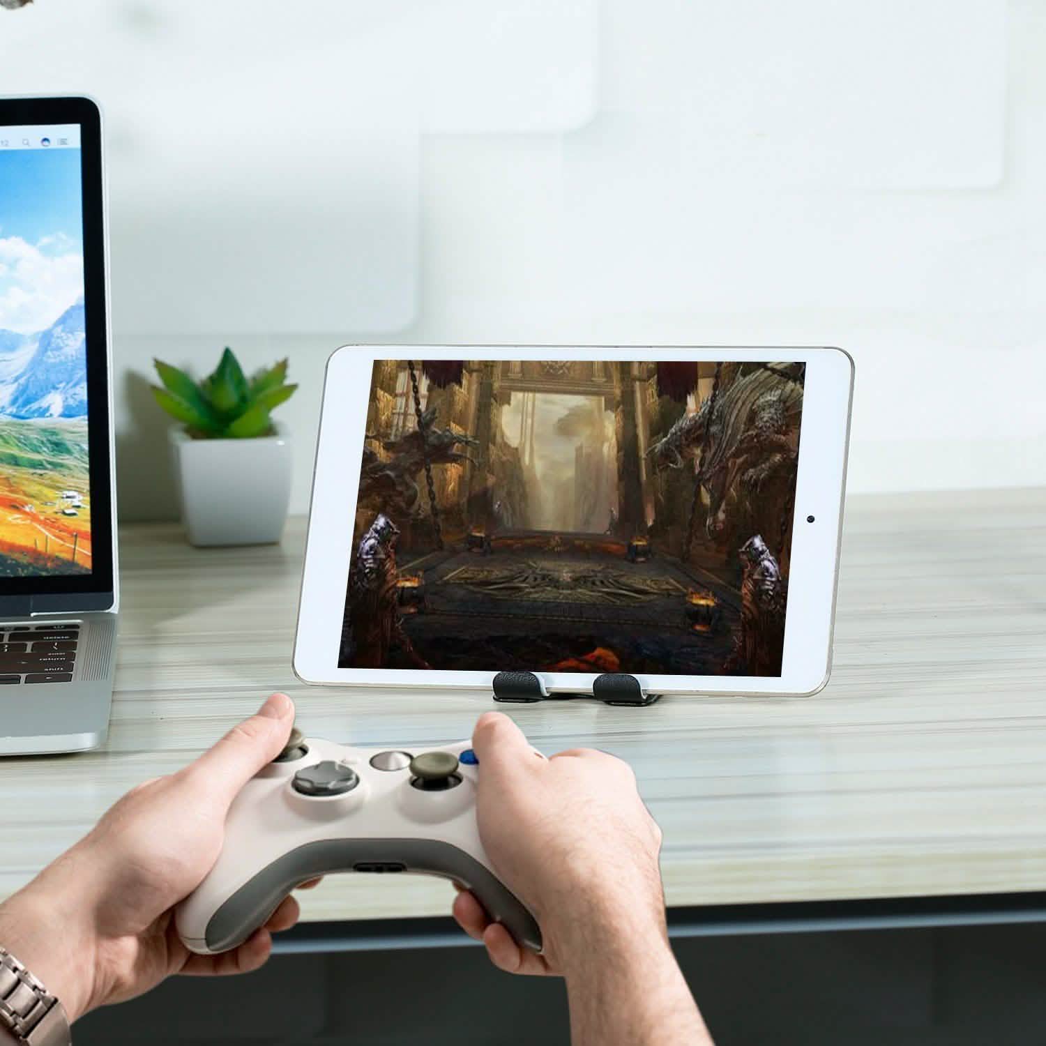 Adjustable Foldable Desktop Phone Stand Mobile Accessories - Tophatter Daily Deals