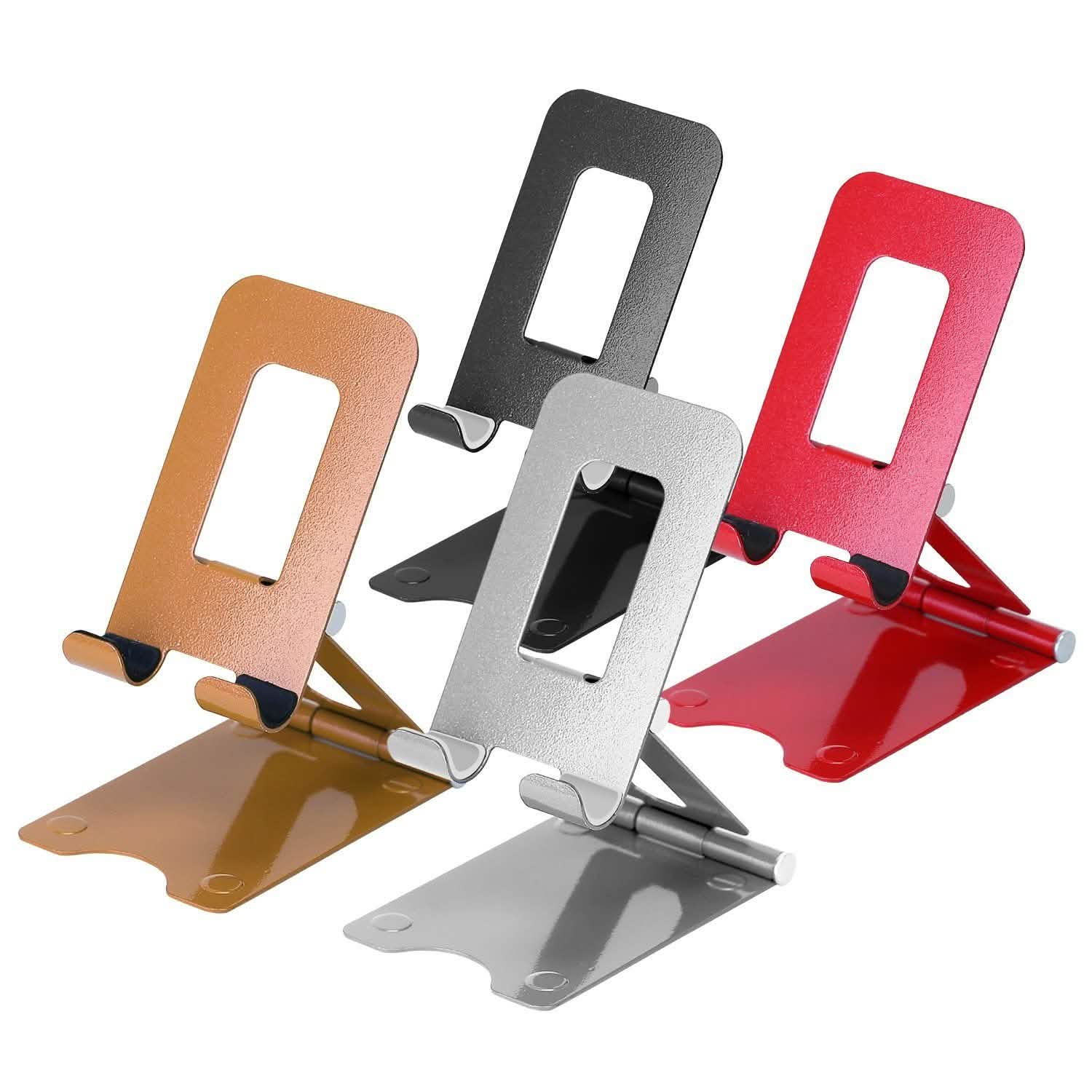 Adjustable Foldable Desktop Phone Stand Mobile Accessories - Tophatter Daily Deals