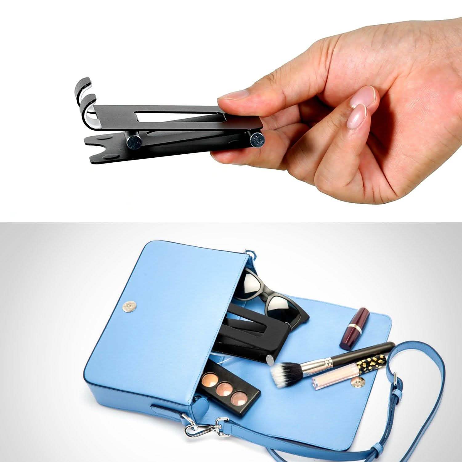 Adjustable Foldable Desktop Phone Stand Mobile Accessories - Tophatter Daily Deals