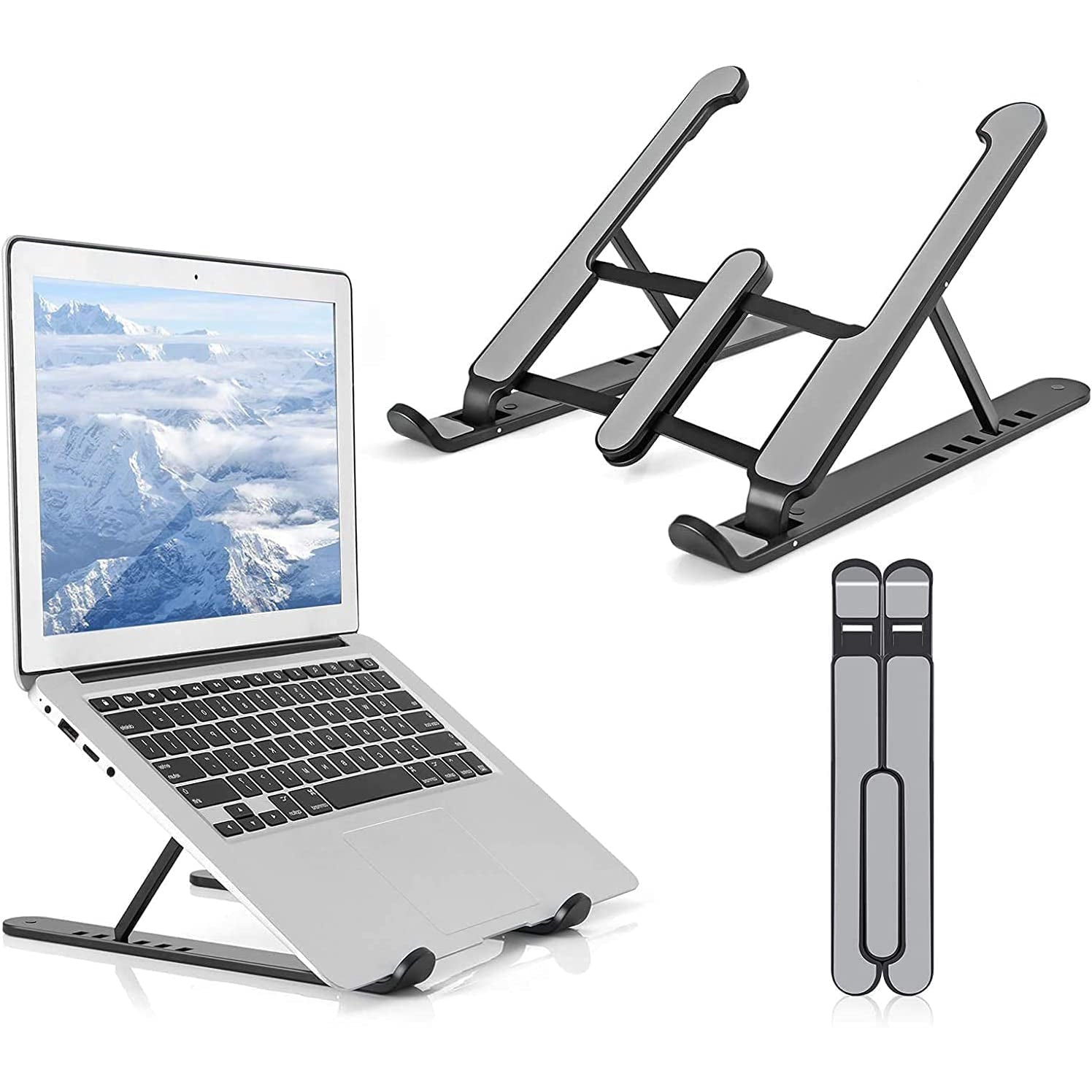 Adjustable Foldable Laptop Stand Laptop Stand - Tophatter Daily Deals