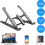 Adjustable Foldable Laptop Stand Laptop Stand - Tophatter Daily Deals