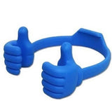 Adjustable Lazy Thumb Phone Holder Blue Phone Mounts & Holders - Tophatter Daily Deals