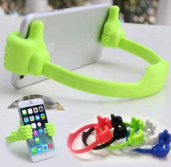 Adjustable Lazy Thumb Phone Holder Phone Mounts & Holders - Tophatter Daily Deals