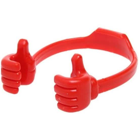 Adjustable Lazy Thumb Phone Holder Red Phone Mounts & Holders - Tophatter Daily Deals